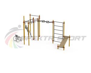 Купить Спортивный комплекс для инвалидов-колясочников WRK-D17_76mm в Ершове 